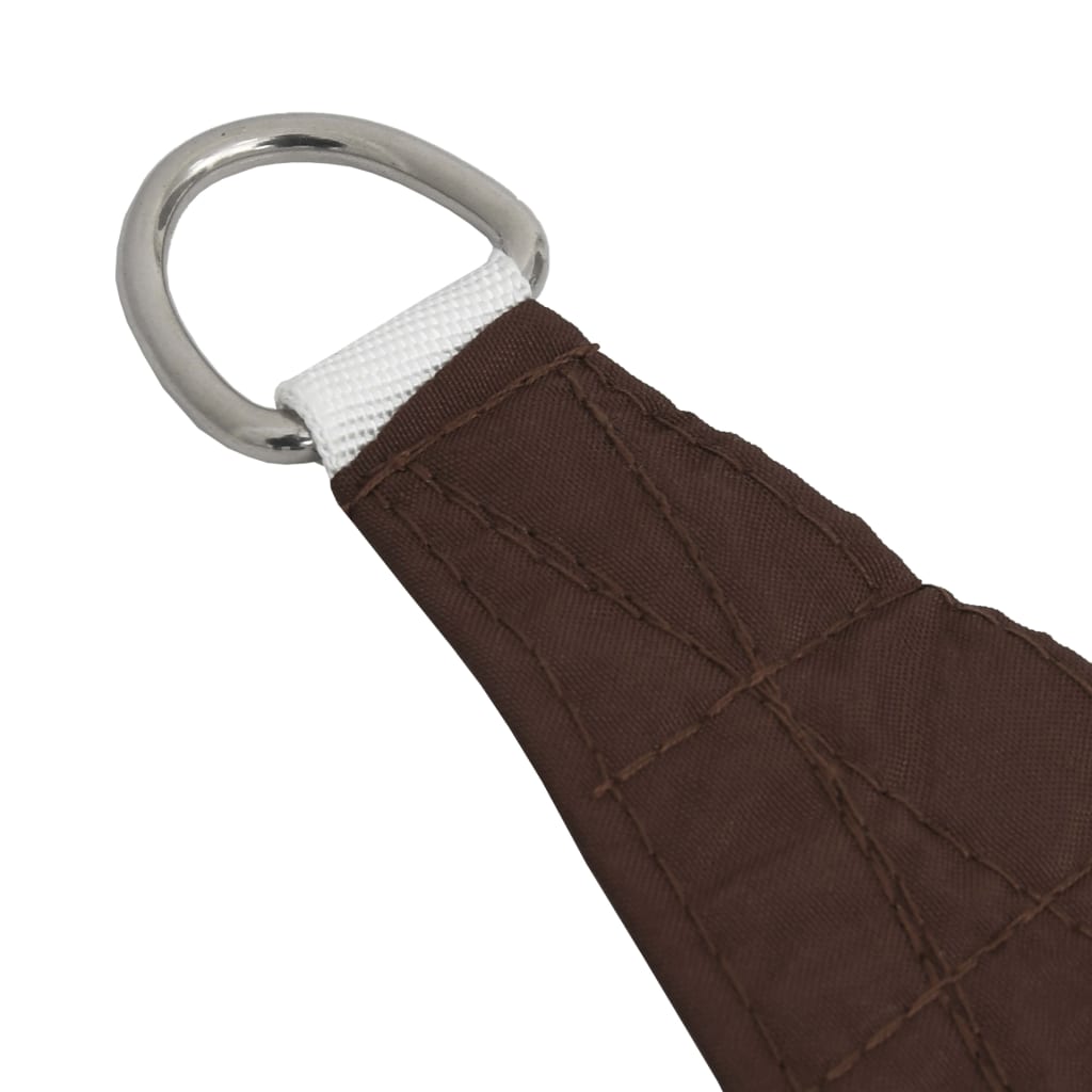 Vidaxl zonnescherm trapezium 3 4x3m oxford stof bruin