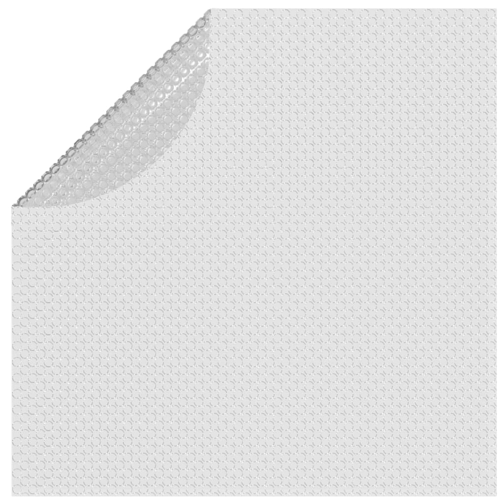 Vidaxl zwembadfolie solardrijvend 594 cm pe grijs
