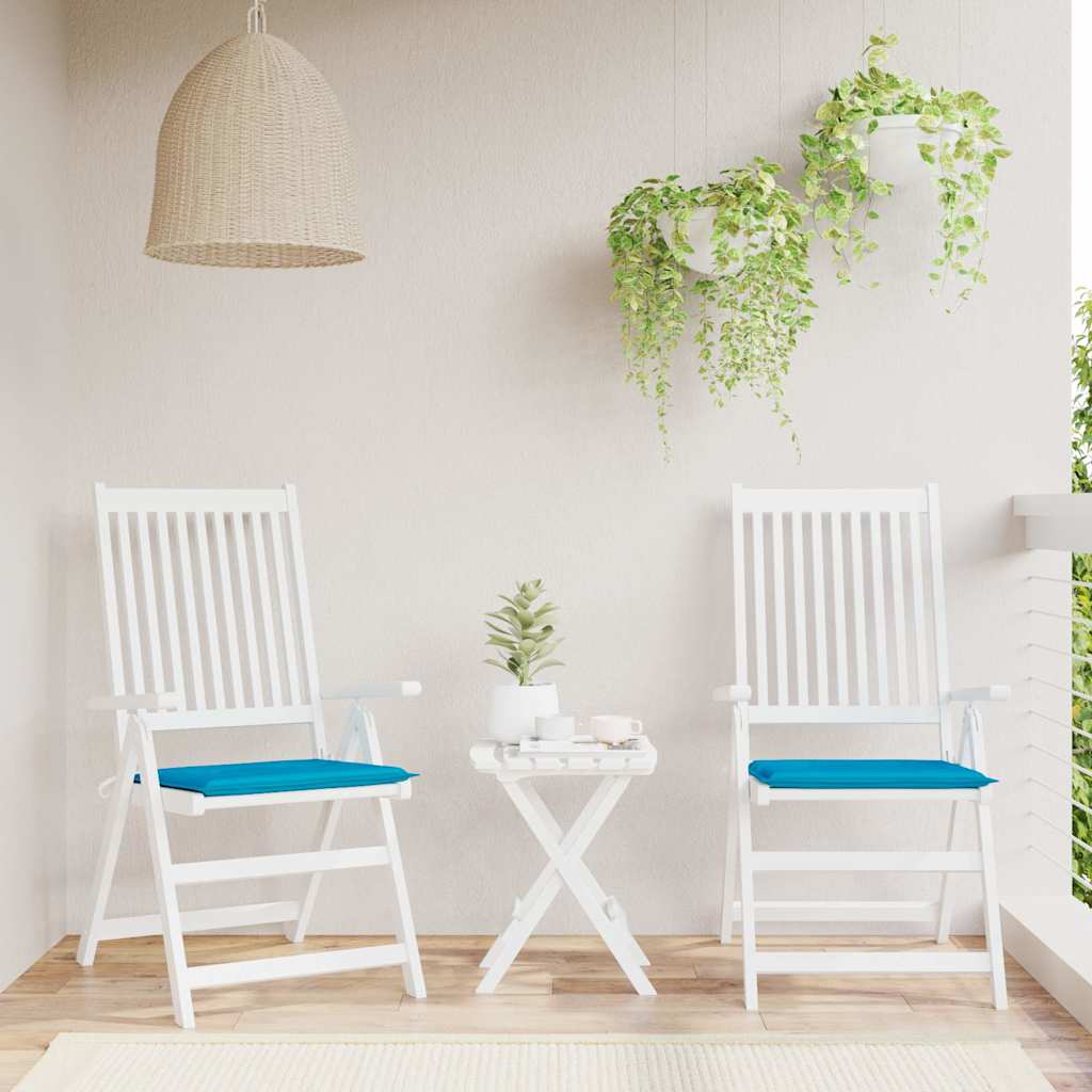 Vidaxl tuinstoelkussens 2 st 40x40x4 cm oxford stof blauw