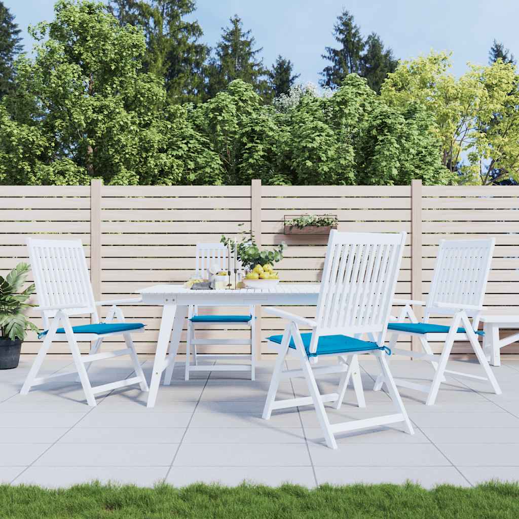 Vidaxl tuinstoelkussens 6 st 40x40x4 cm oxford stof blauw