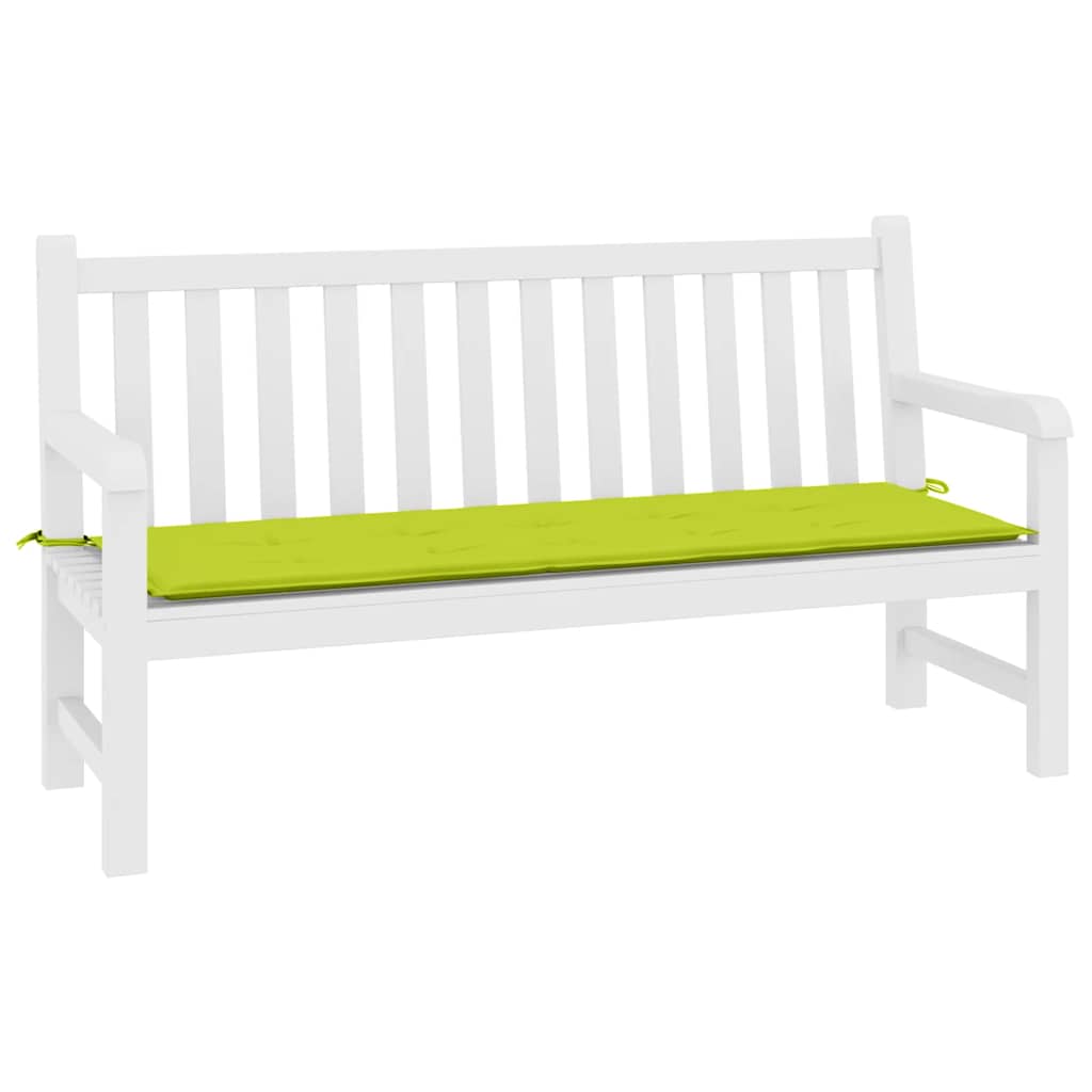 Vidaxl tuinbankkussen 200x50x4 cm oxford stof heldergroen