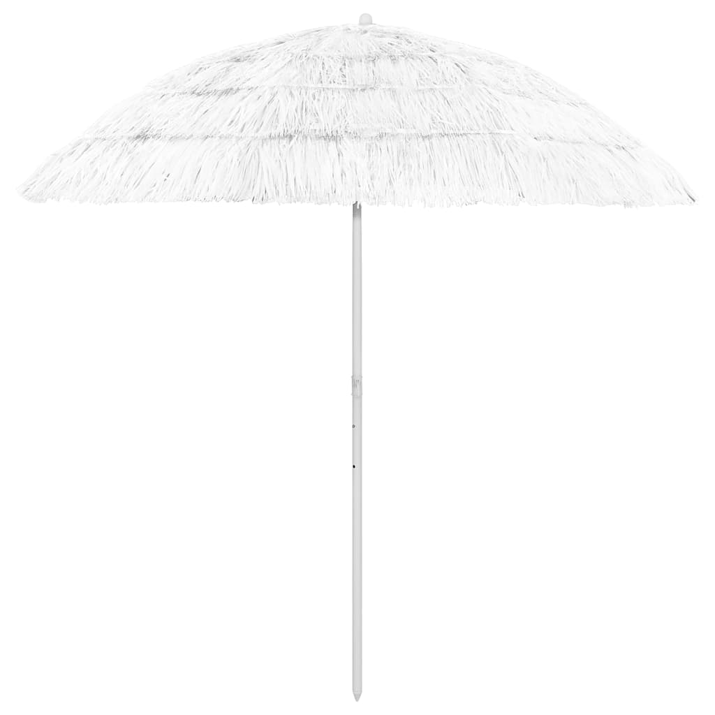 Vidaxl strandparasol hawaï 240 cm wit