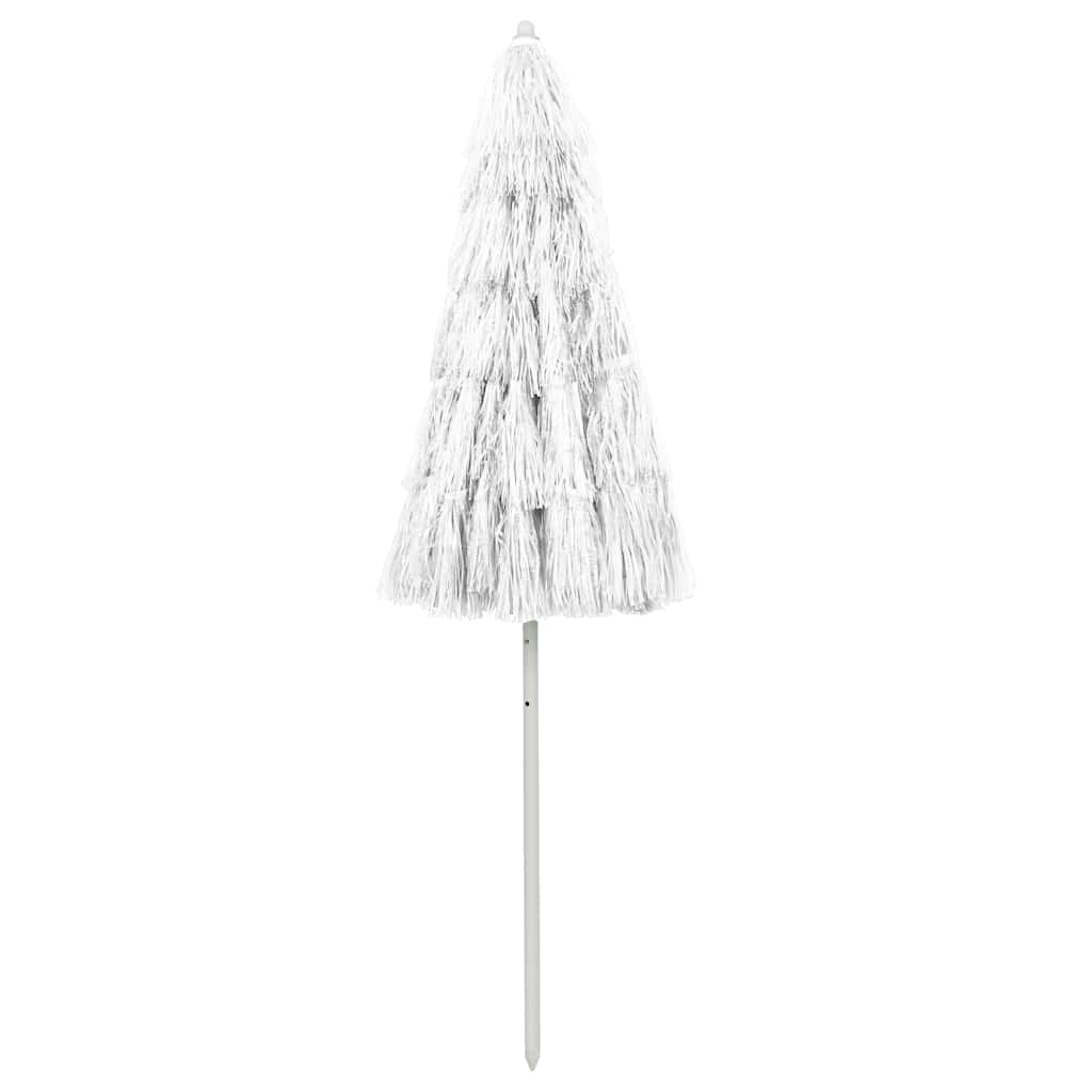 Vidaxl strandparasol hawaï 240 cm wit