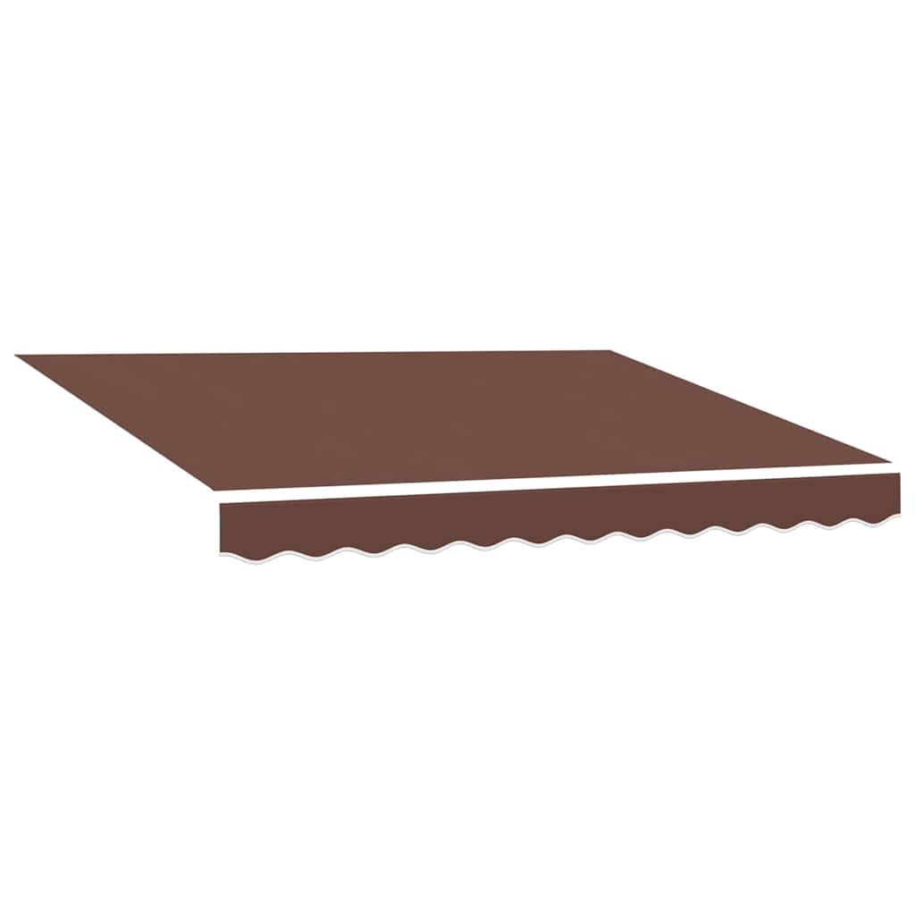 Vidaxl vervangingsdoek voor luifel 350x250 cm polyester bruin