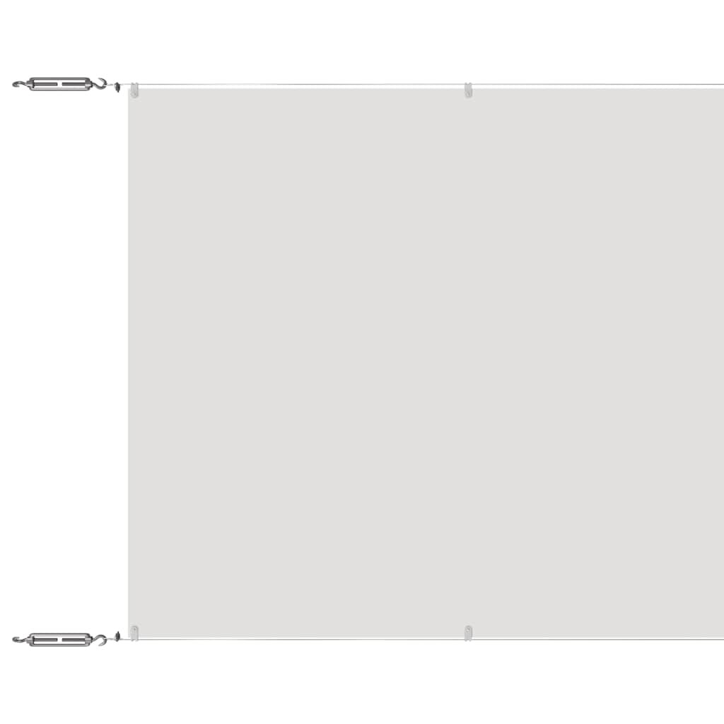 Vidaxl luifel verticaal 100x800 cm oxford stof wit