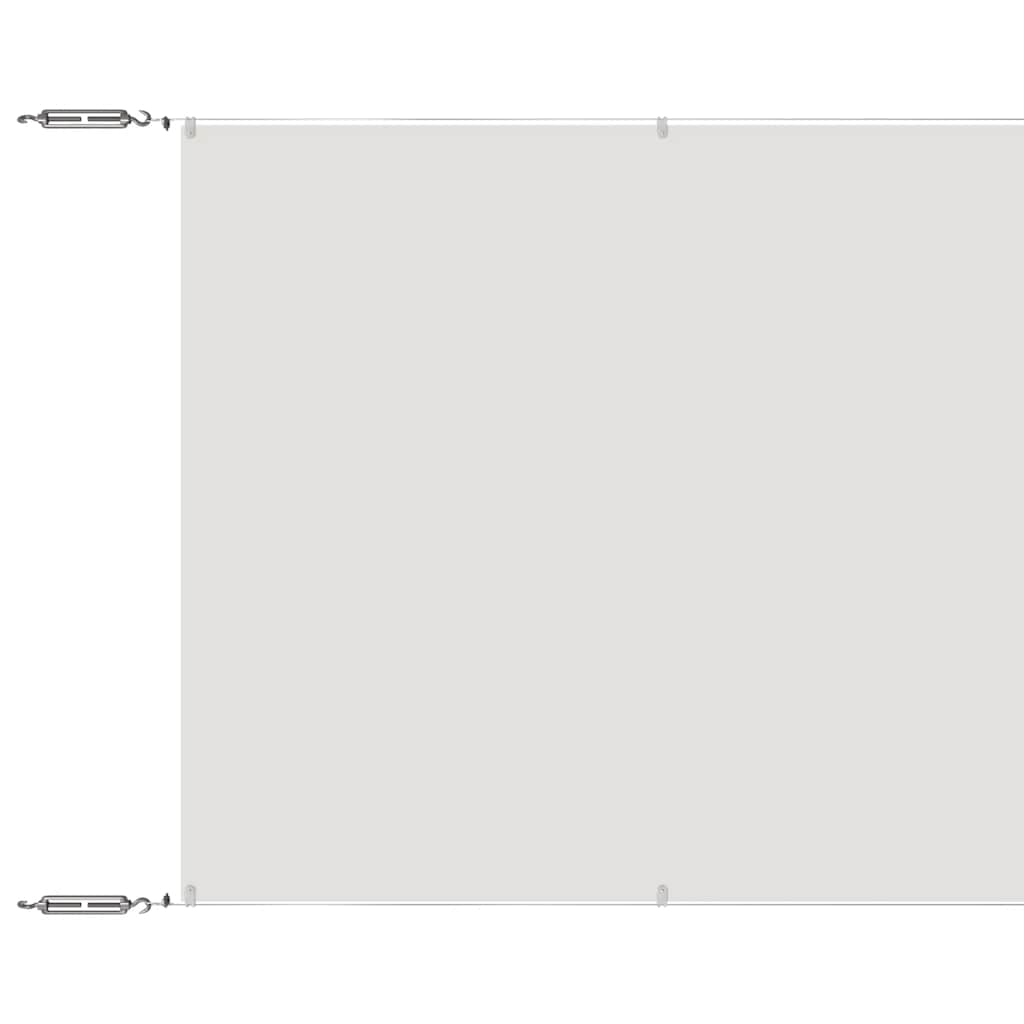Vidaxl luifel verticaal 100x1200 cm oxford stof wit