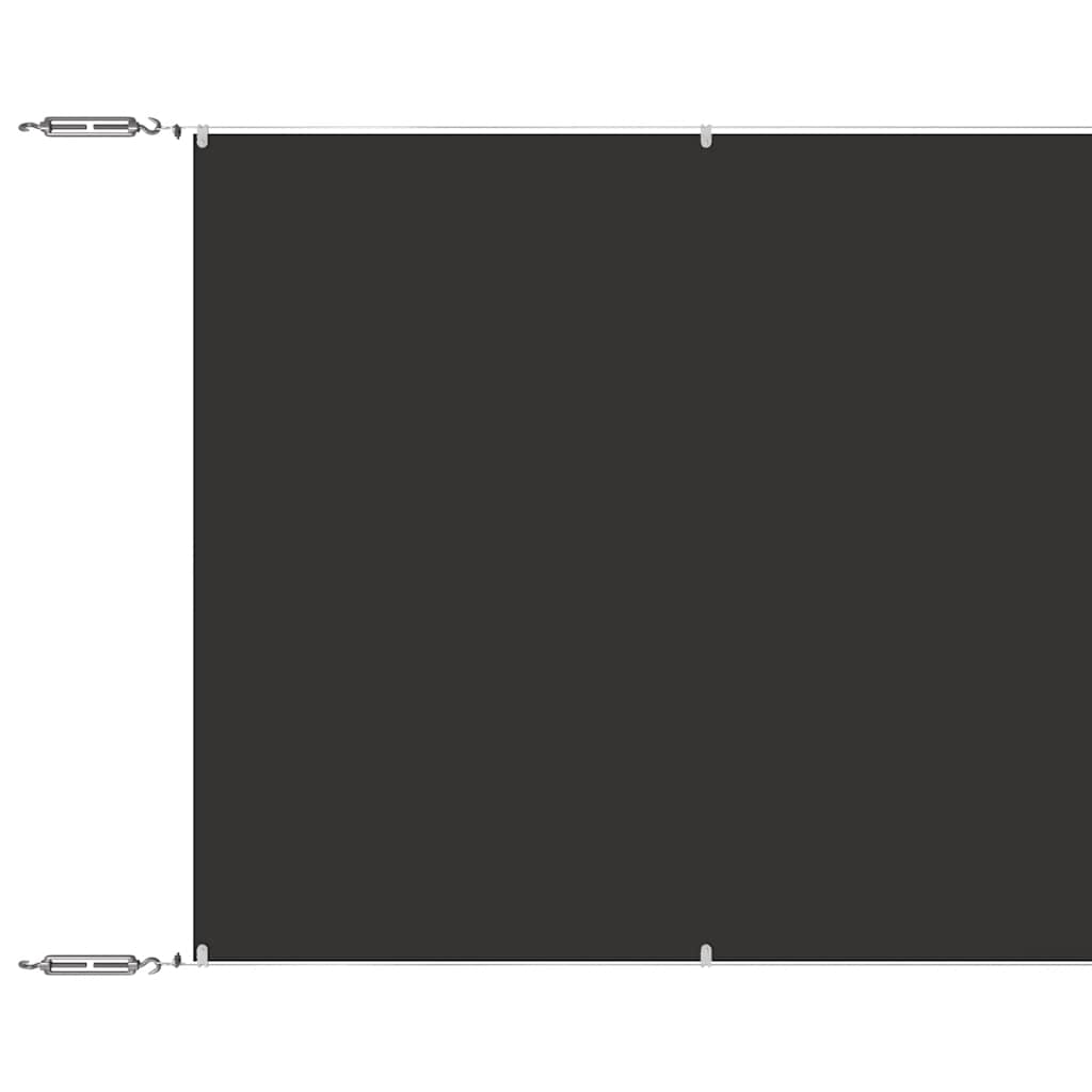 Vidaxl luifel verticaal 100x1200 cm oxford stof antracietkleurig
