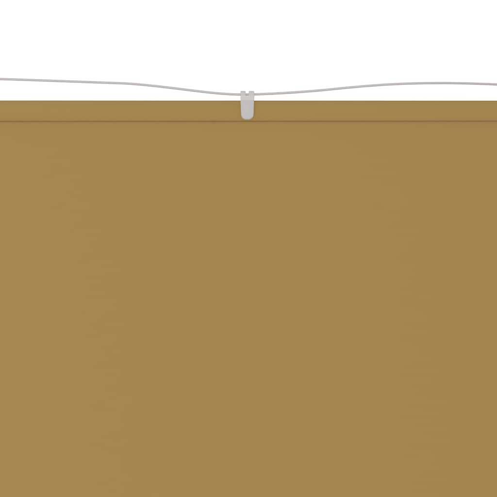 Vidaxl luifel verticaal 60x1000 cm oxford stof beige