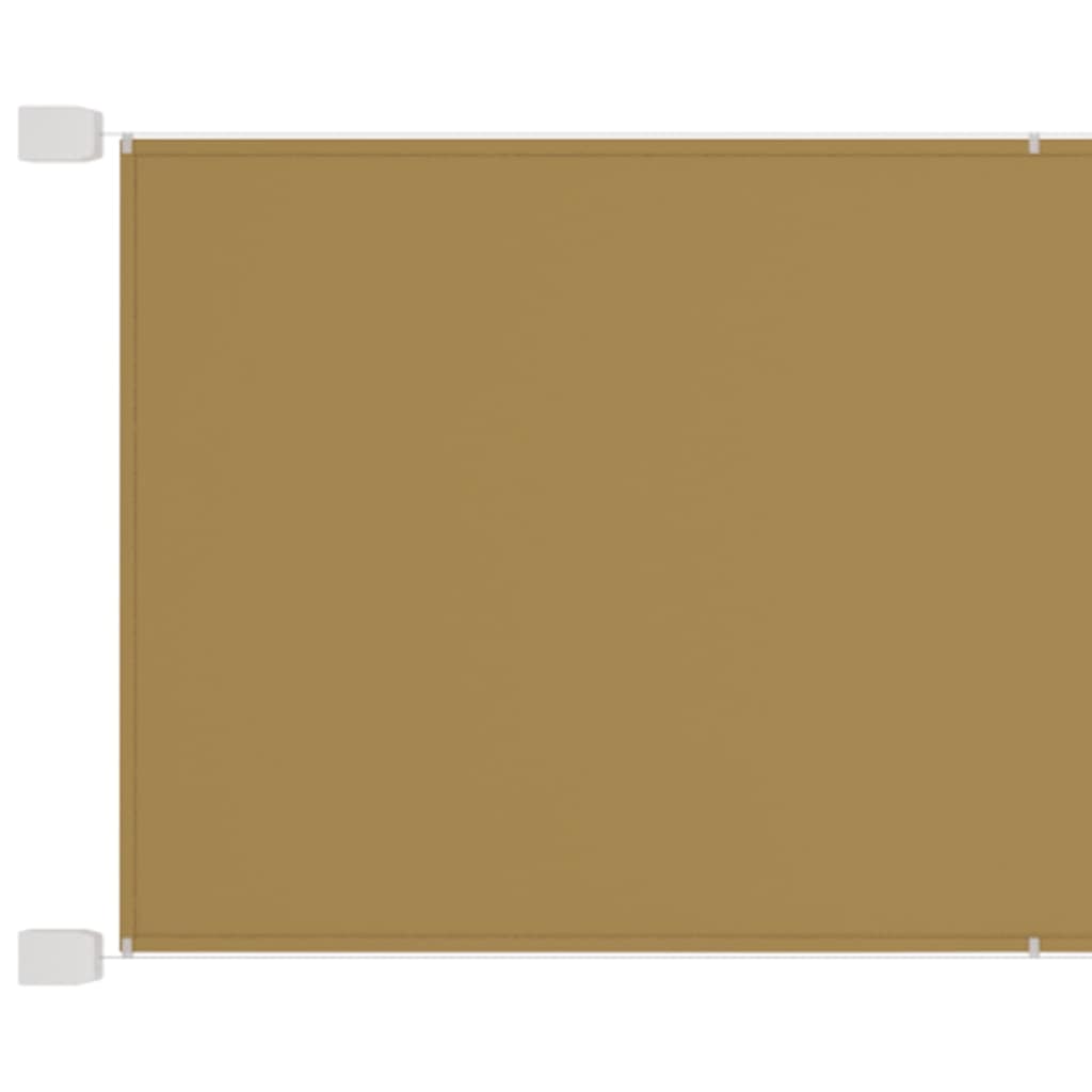 Vidaxl luifel verticaal 140x420 cm oxford stof beige