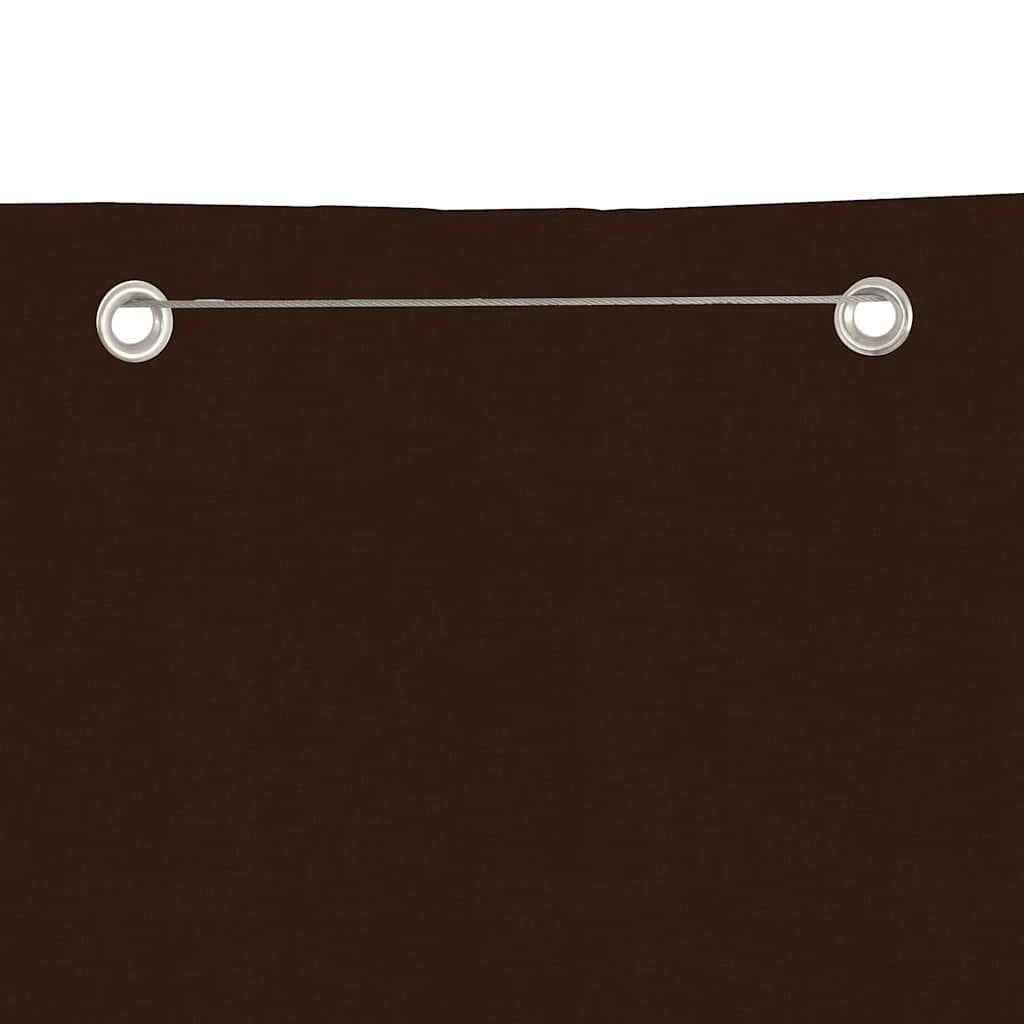 Vidaxl balkonscherm 80x240 cm oxford stof bruin