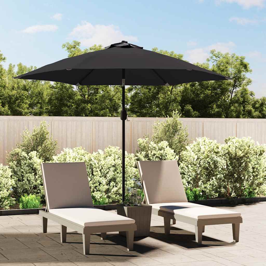 VidaXL vervangingsdoek voor parasol 300 cm zwart
