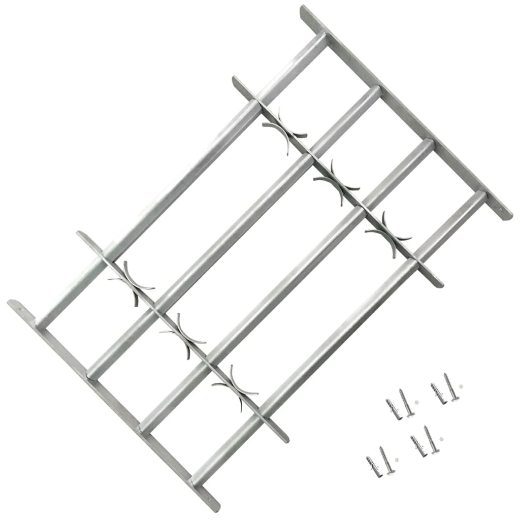 Vidaxl raambeveiligingen verstelbaar 2 st 1000-1500 mm