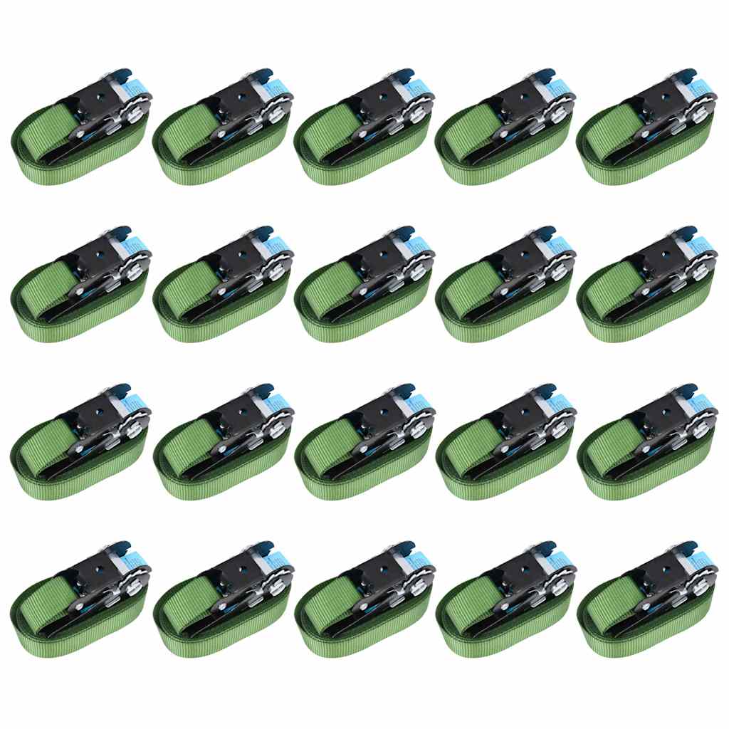 Vidaxl spanbanden 20 st 800 dan 6 m groen