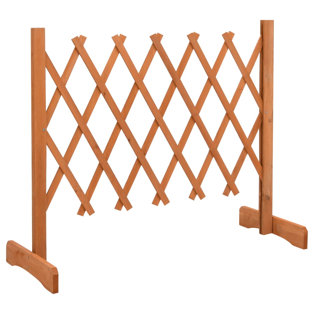 Vidaxl tuinlatwerk 120x60 cm massief vuurhout oranje