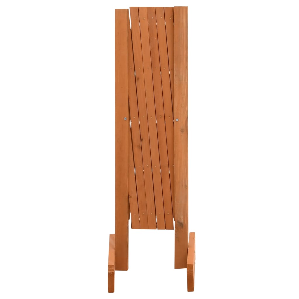 Vidaxl tuinlatwerk 120x60 cm massief vuurhout oranje