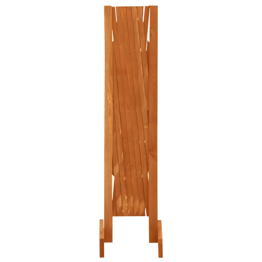 Vidaxl tuinlatwerk 120x90 cm massief vuurhout oranje