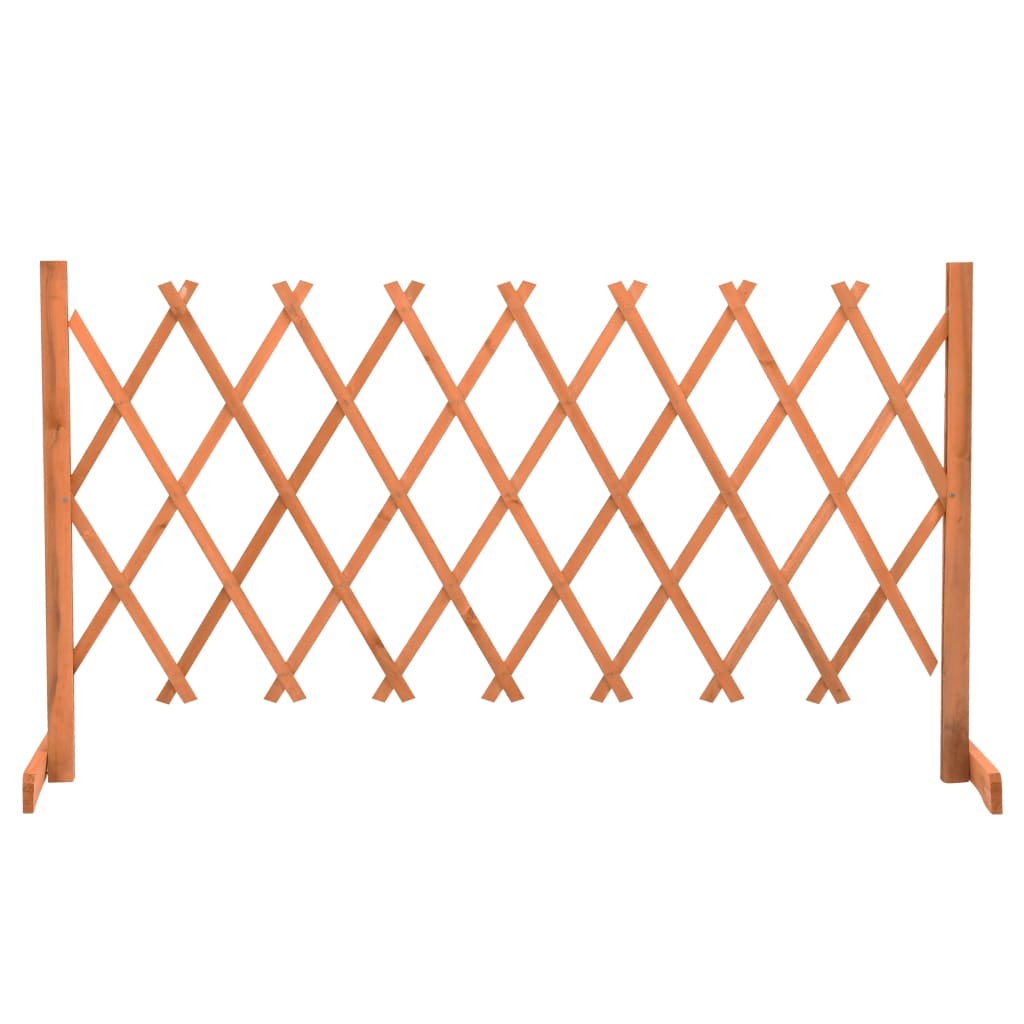 Vidaxl tuinlatwerk 150x80 cm massief vuurhout oranje