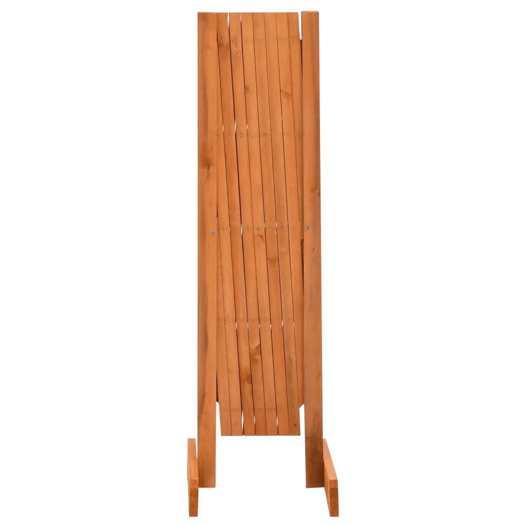 Vidaxl tuinlatwerk 150x80 cm massief vuurhout oranje