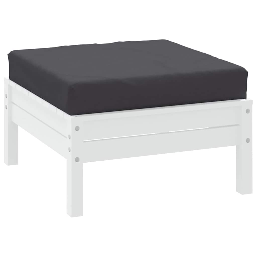 Vidaxl palletkussen 60x60x6 cm oxford stof antracietkleurig