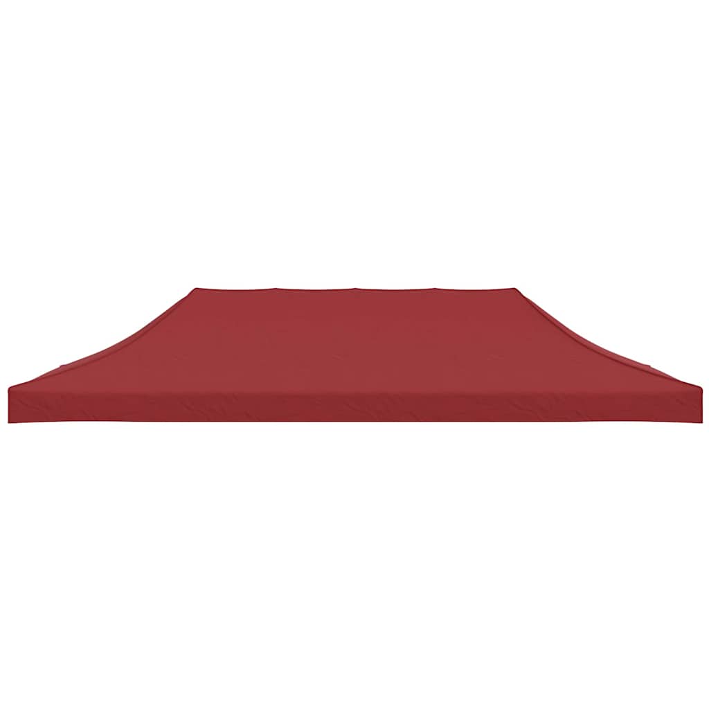 Vidaxl partytentdak 270 g m² 6x3 m bordeauxrood