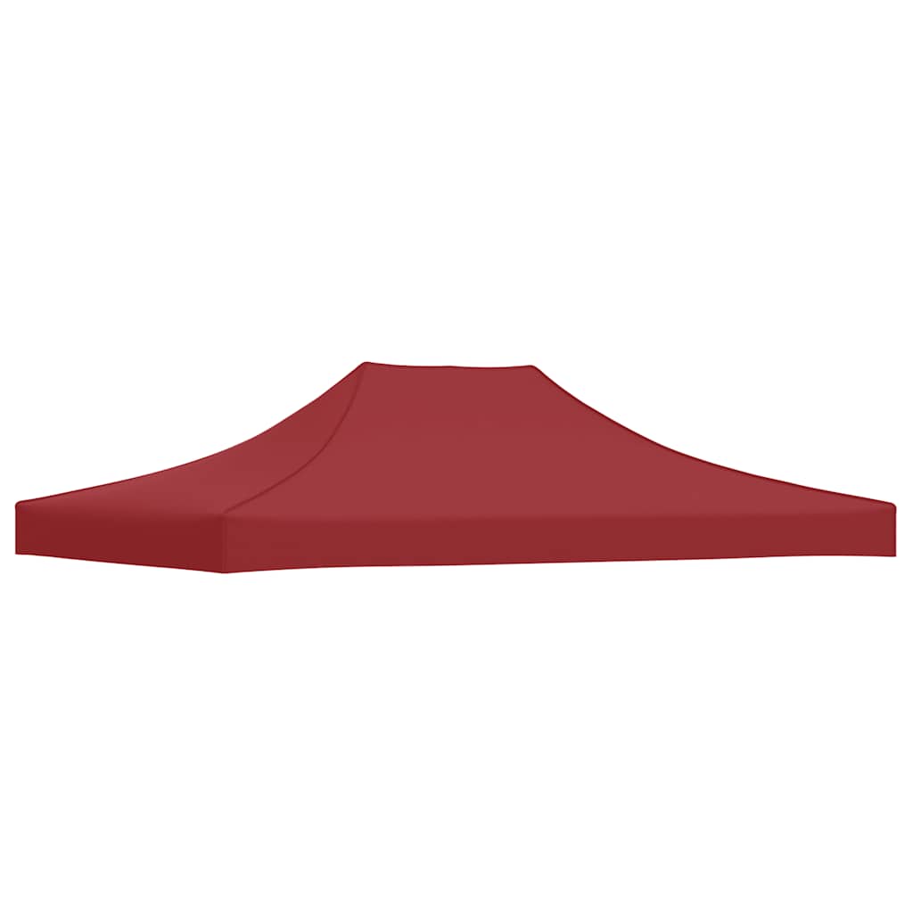 Vidaxl partytentdak 270 g m² 4x3 m bordeauxrood