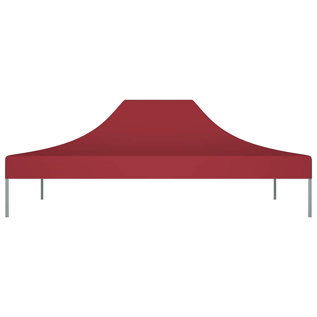 Vidaxl partytentdak 270 g m² 4x3 m bordeauxrood
