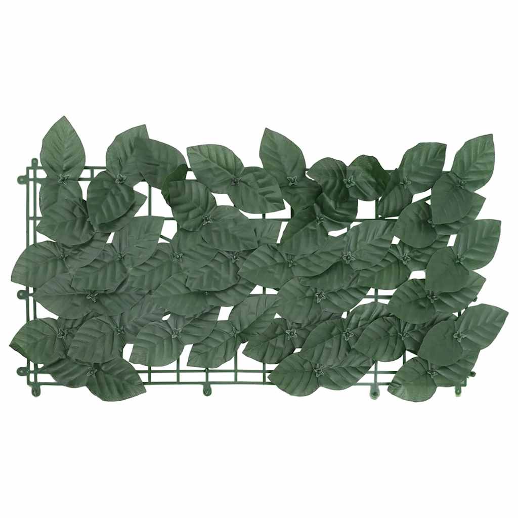 Vidaxl balkonscherm met donkergroene bladeren 400x75 cm