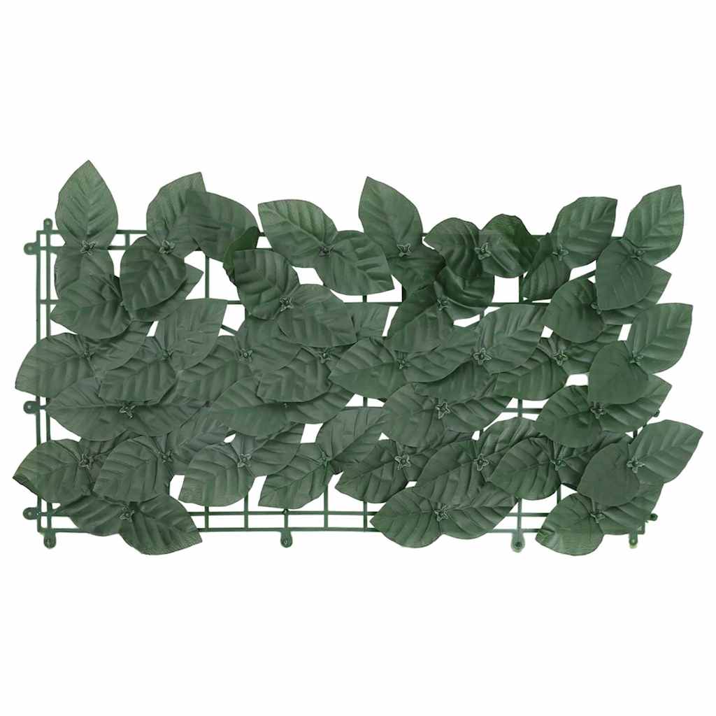 Vidaxl balkonscherm met donkergroene bladeren 500x75 cm