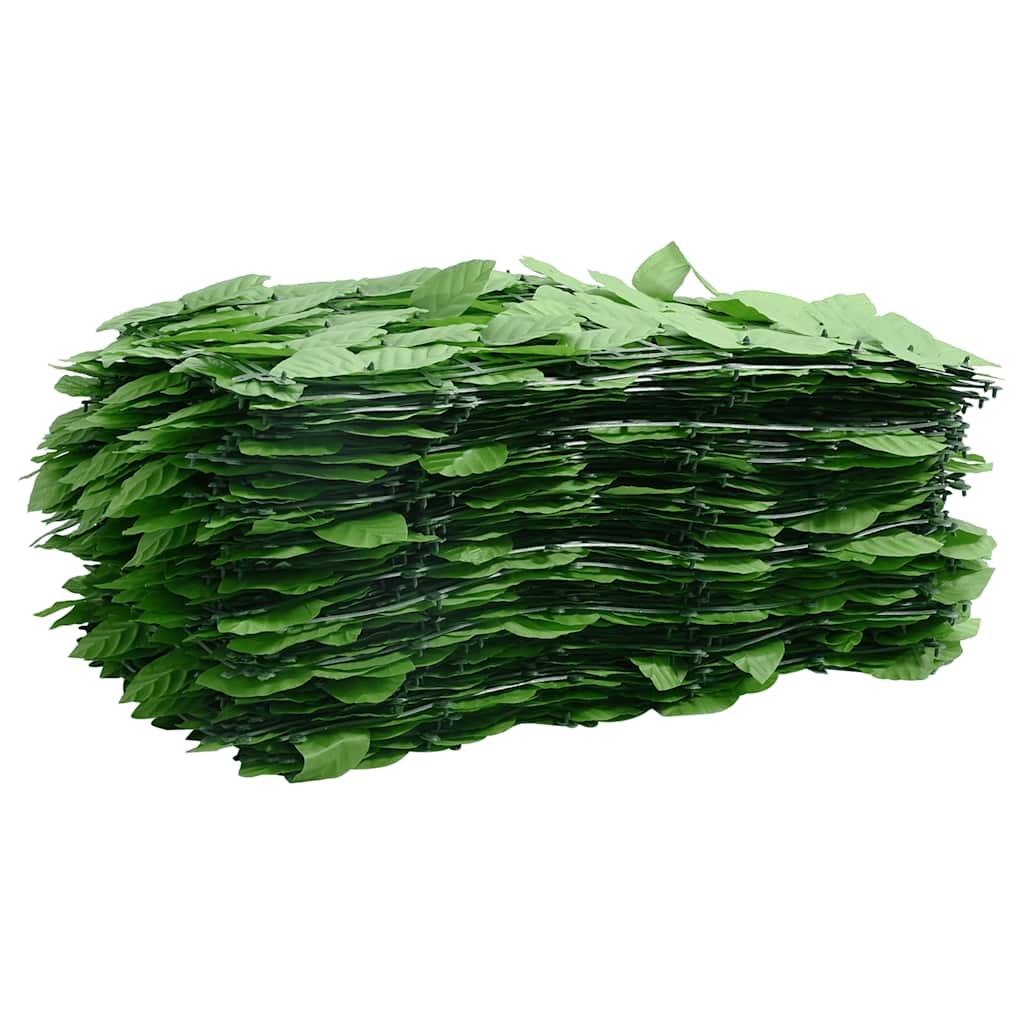 Vidaxl balkonscherm met groene bladeren 300x150 cm