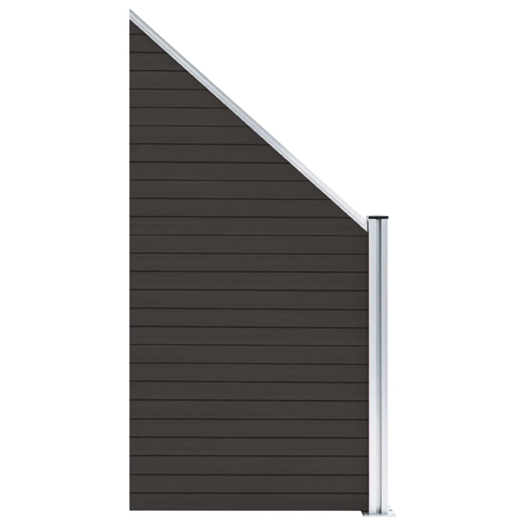 Vidaxl beschermpaneel 95x(105-180) cm hkc zwart