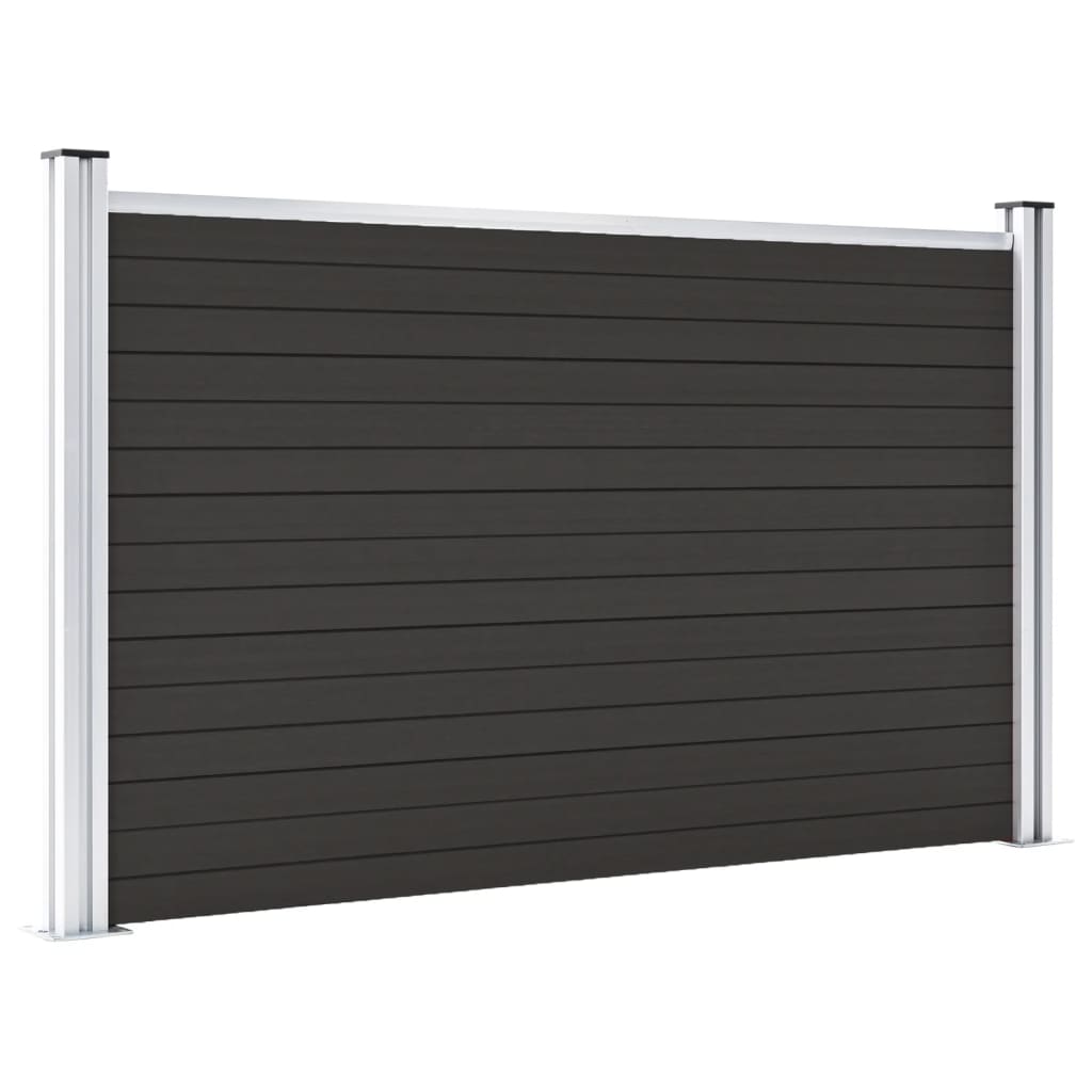 Vidaxl beschermpaneel 180x105 cm hkc zwart