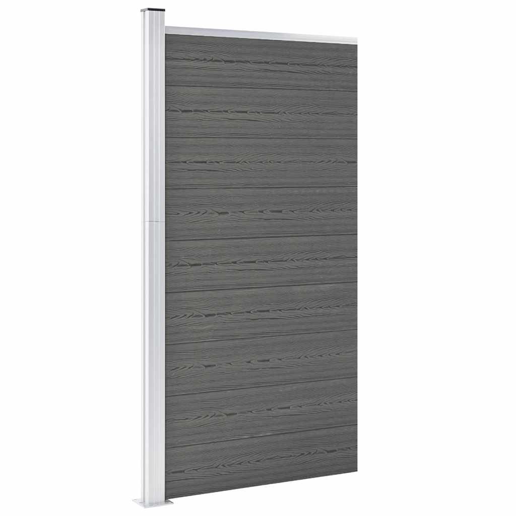 Vidaxl beschermpaneel 95x186 cm hkc grijs