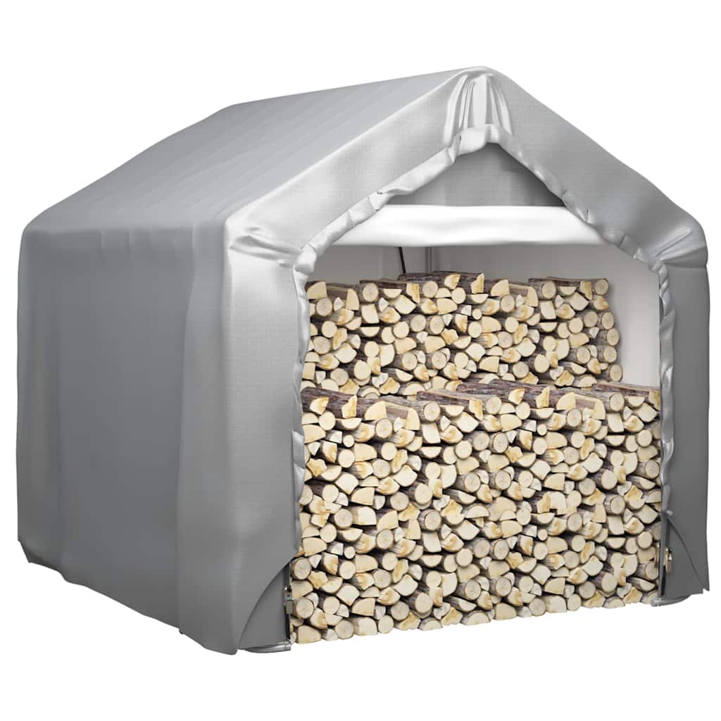 Vidaxl opbergtent 180x180 cm gegalvaniseerd staal grijs