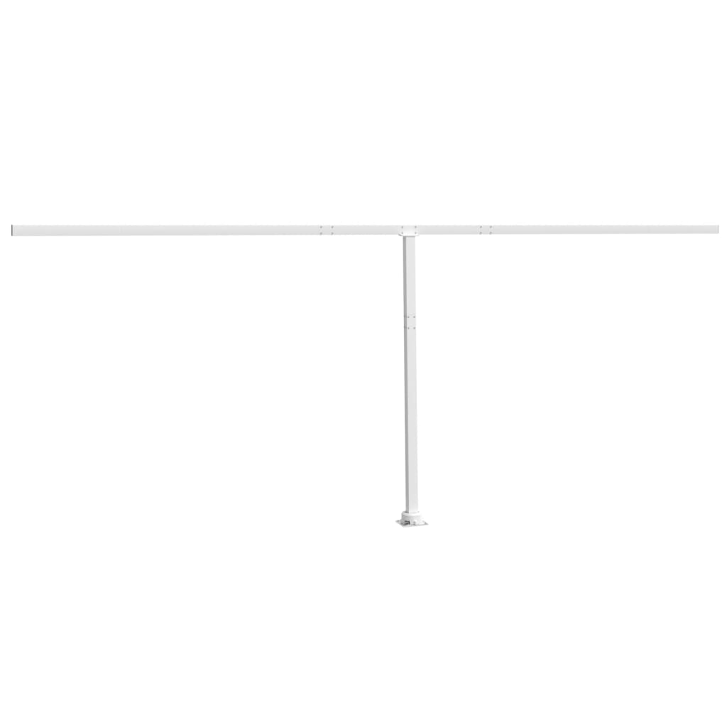 VidaXL Luifelpaalset 600x245 cm ijzer wit