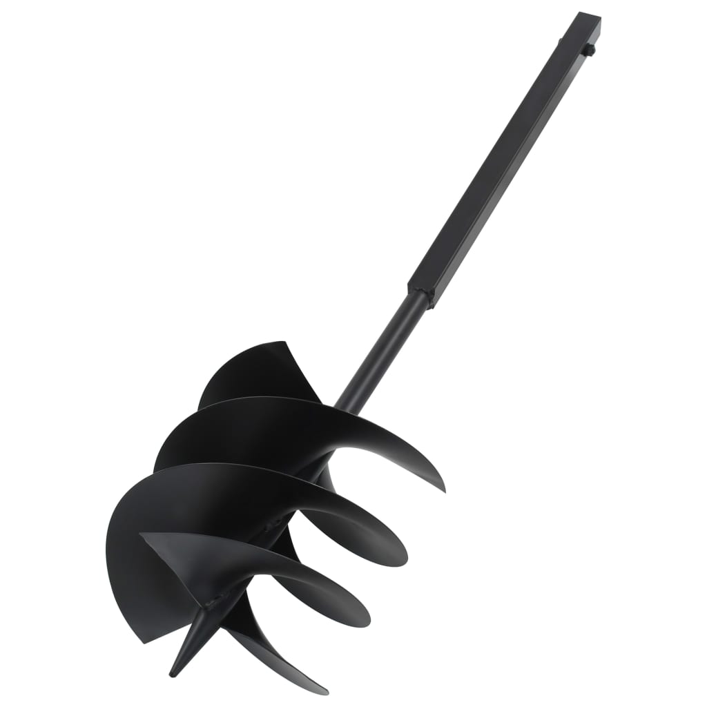 Vidaxl grondboor met handvat 250 mm met verlengbuis 4 m staal