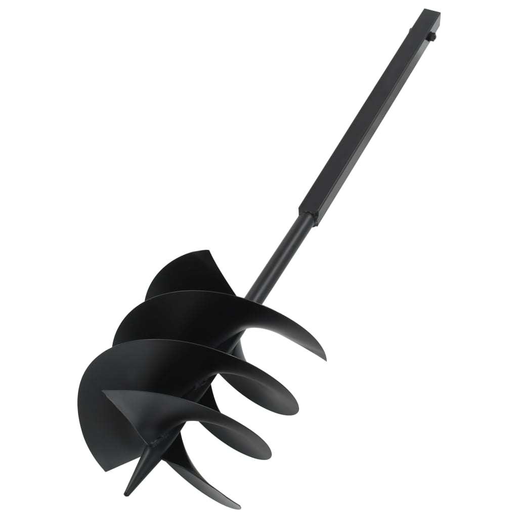 Vidaxl grondboor met handvat 250 mm met verlengbuis 8 m staal