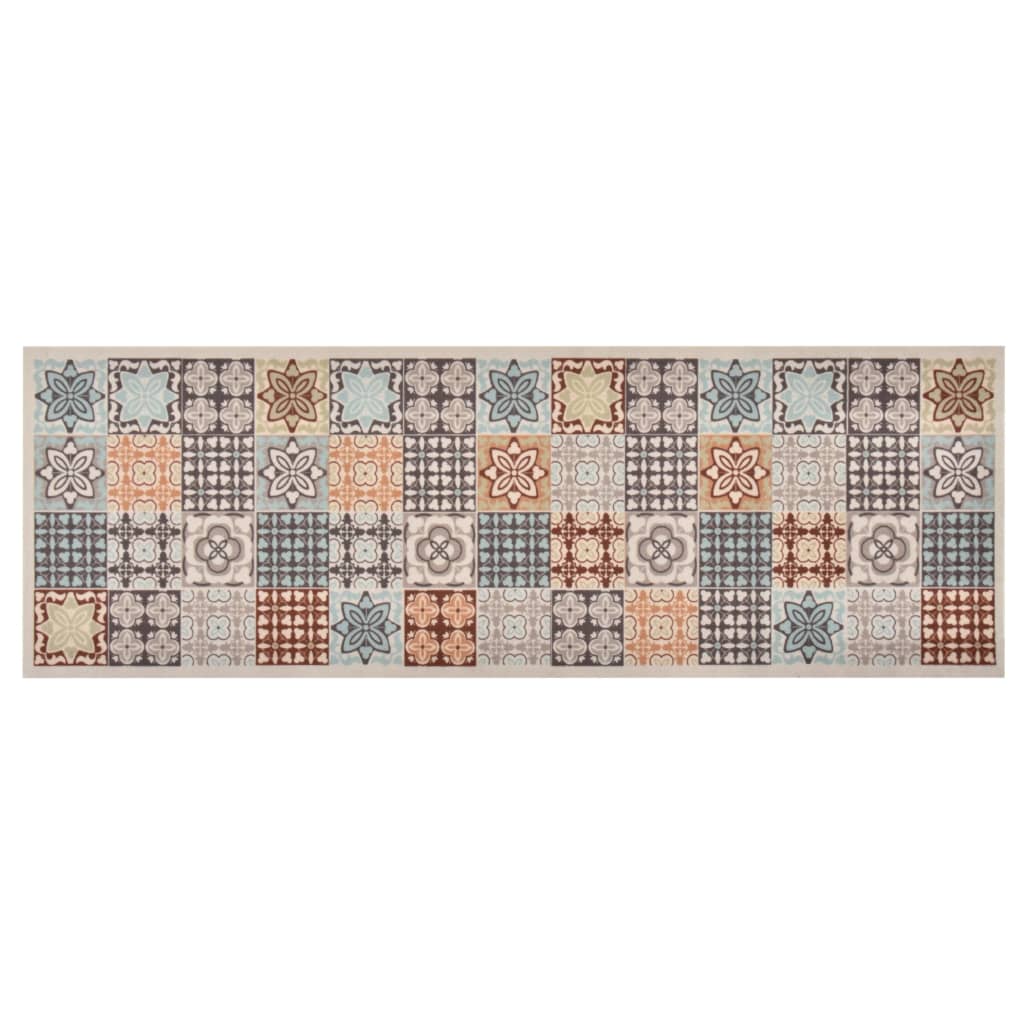 Vidaxl keukenmat wasbaar mozaïek kleur 45x150 cm