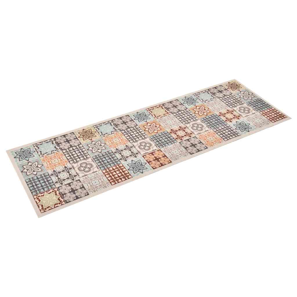 Vidaxl keukenmat wasbaar mozaïek kleur 45x150 cm