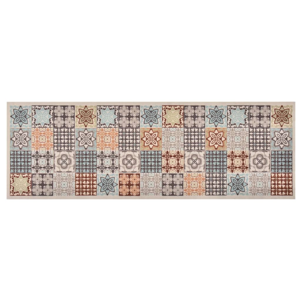 Vidaxl keukenmat wasbaar mozaïek kleur 60x300 cm