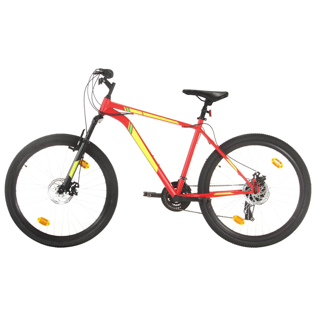Vidaxl mountainbike 21 versnellingen 27,5 inch wielen 42 cm frame rood