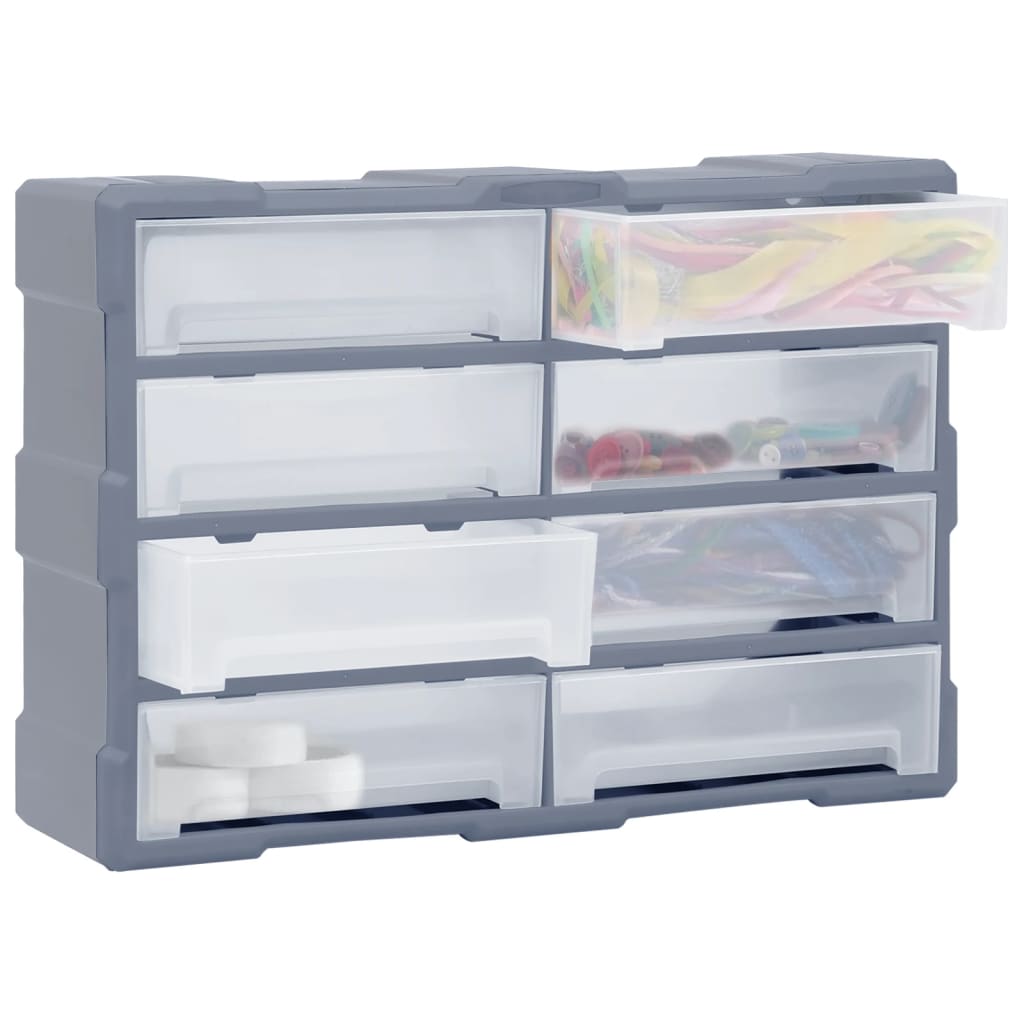 Vidaxl organizer met 8 grote lades 52x16x37 cm