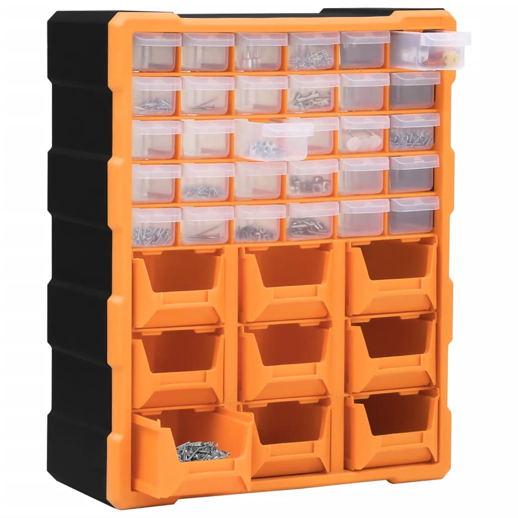 Vidaxl organizer met 39 lades 38x16x47 cm