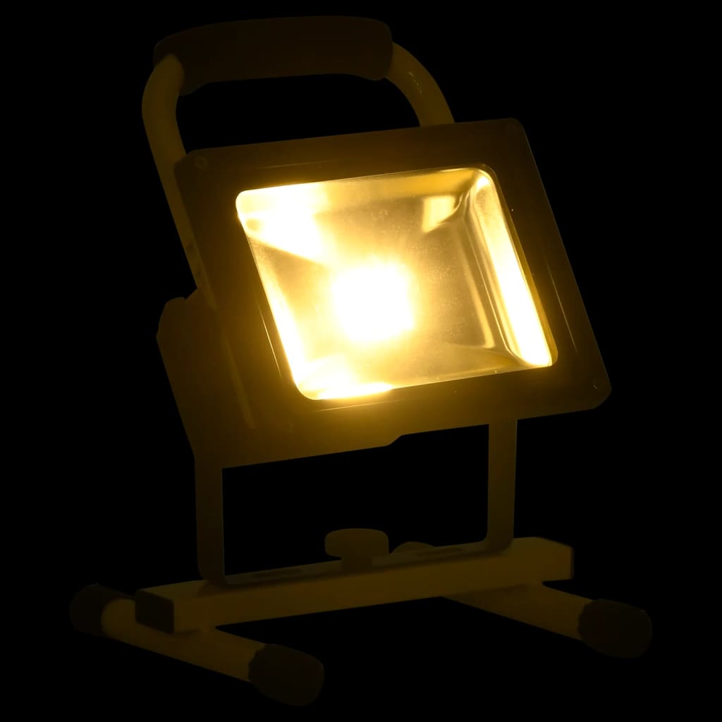Vidaxl verstraler met handvat oplaadbaar led 30w warmwit