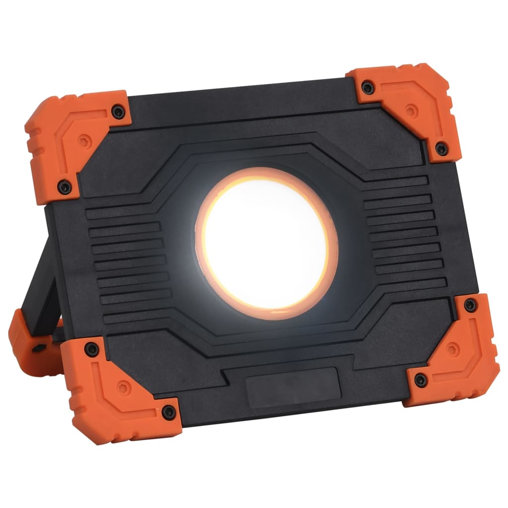Vidaxl verstraler draagbaar led abs 10w koudwit