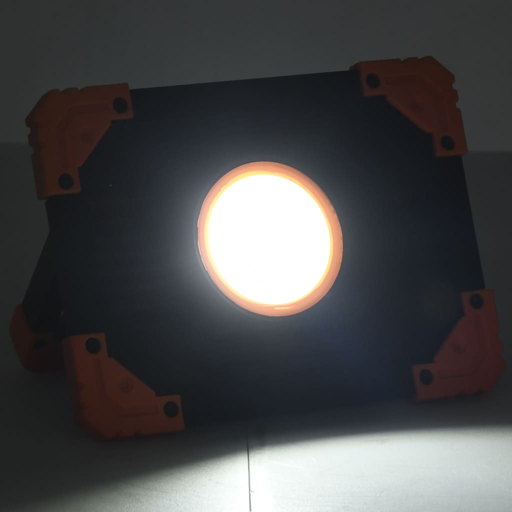 Vidaxl verstraler draagbaar led abs 10w koudwit