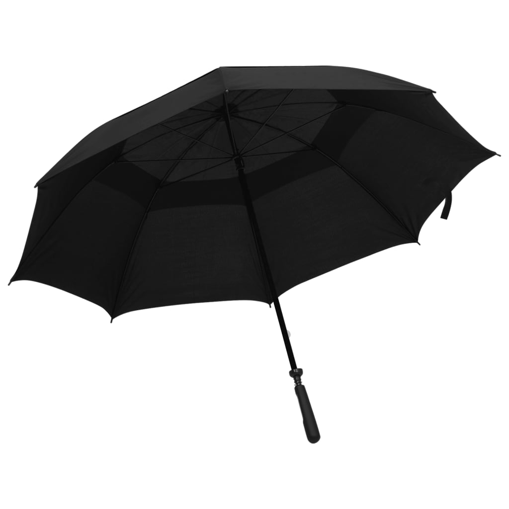 Vidaxl paraplu 130 cm zwart
