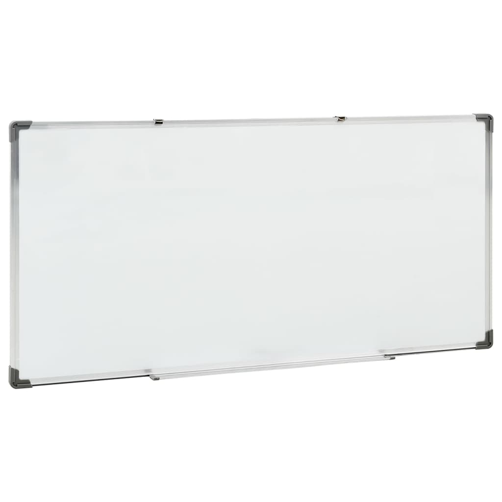 Vidaxl whiteboard magnetisch 110x60 cm staal wit