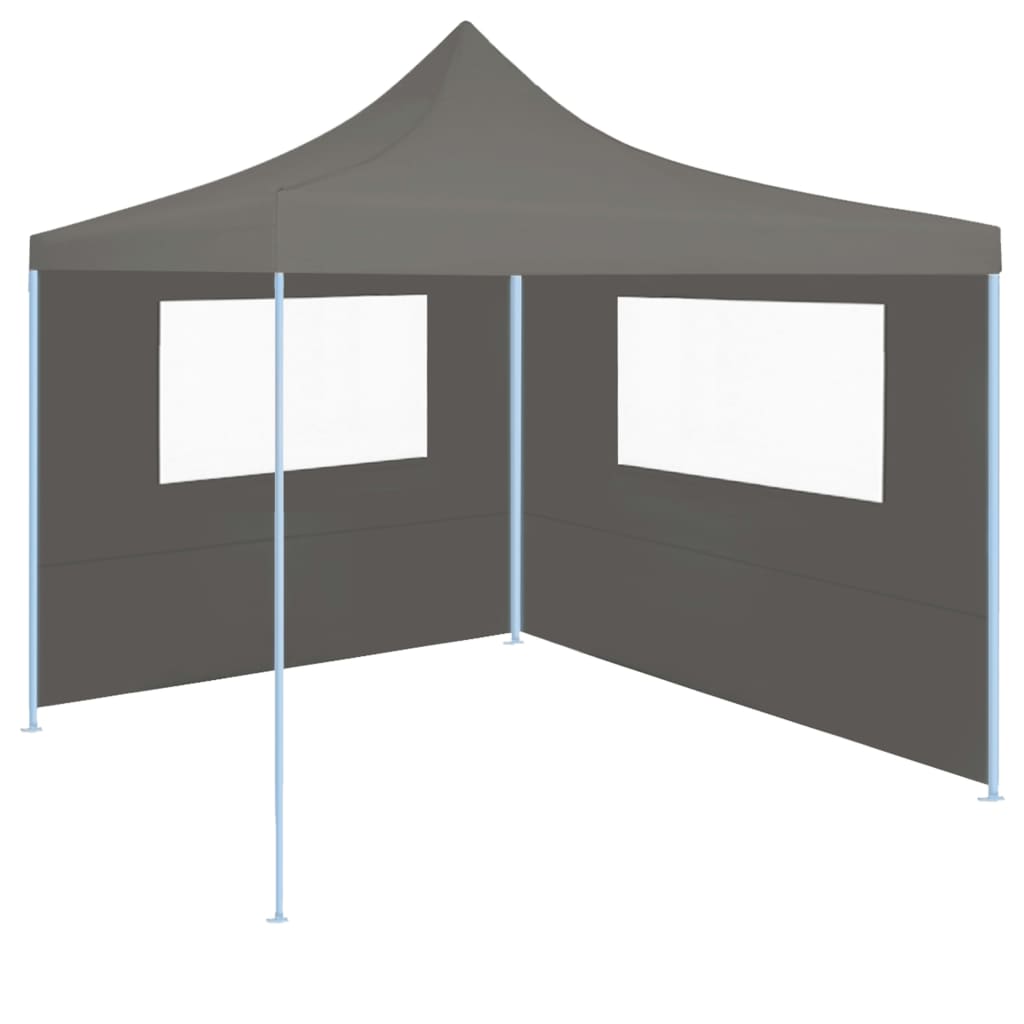 VidaXL Prieelzijwand met ramen 4x2m antracietkleurig