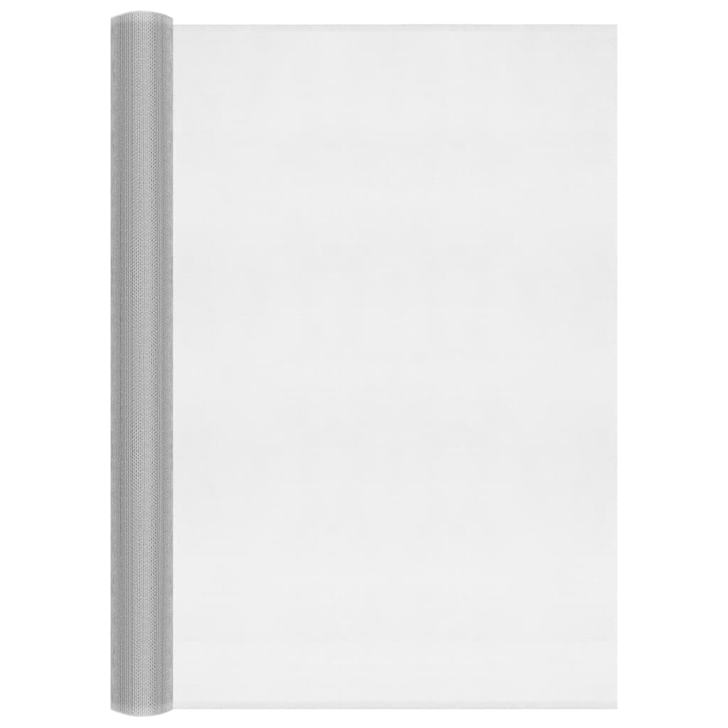 Vidaxl gaas 80x1000 cm aluminium zilverkleurig