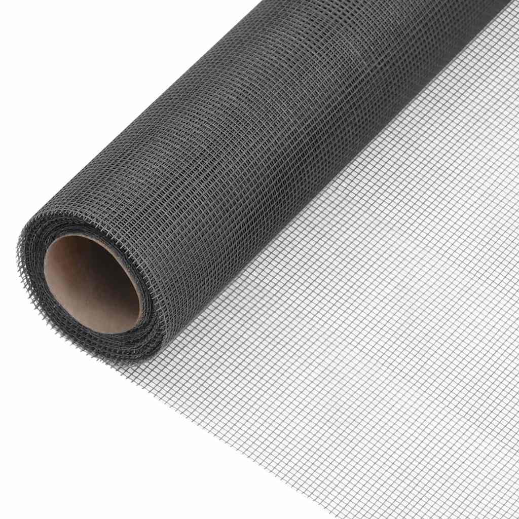 Vidaxl gaas 100x2000 cm glasvezel zwart